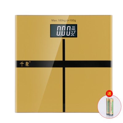 Digital body weight bathroom scale  electronic tempered glass body fat scale