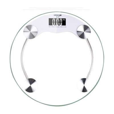 Digital Body Scale 180KG/396LB Scale Smart Body Glass Fat High Quality Round Bathroom Scale