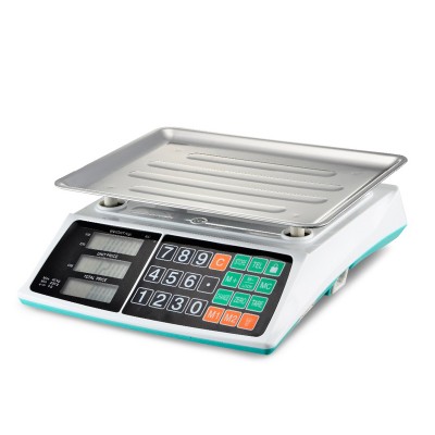 ACS-822E 40kg Digital Price Computing Scale 30kg Electronic Weighing Scale with Touch Key-press